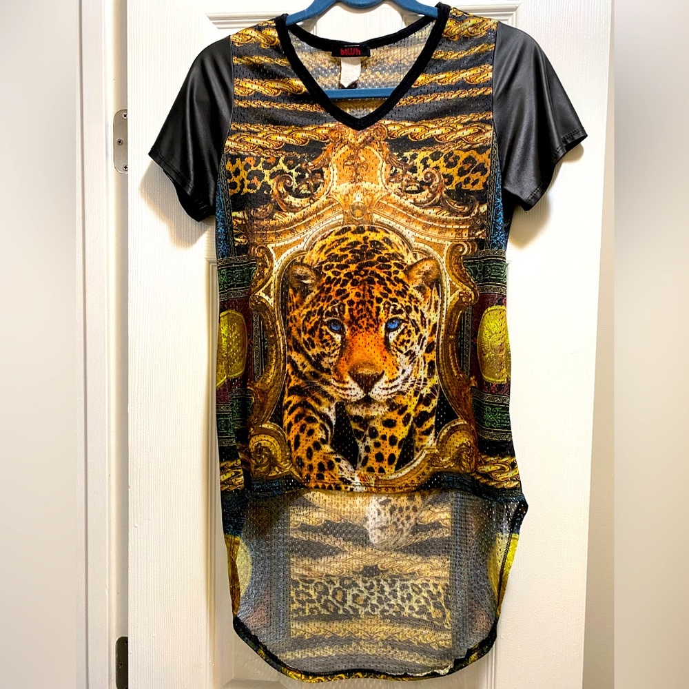 Women’s Leopard Jersey Shirt